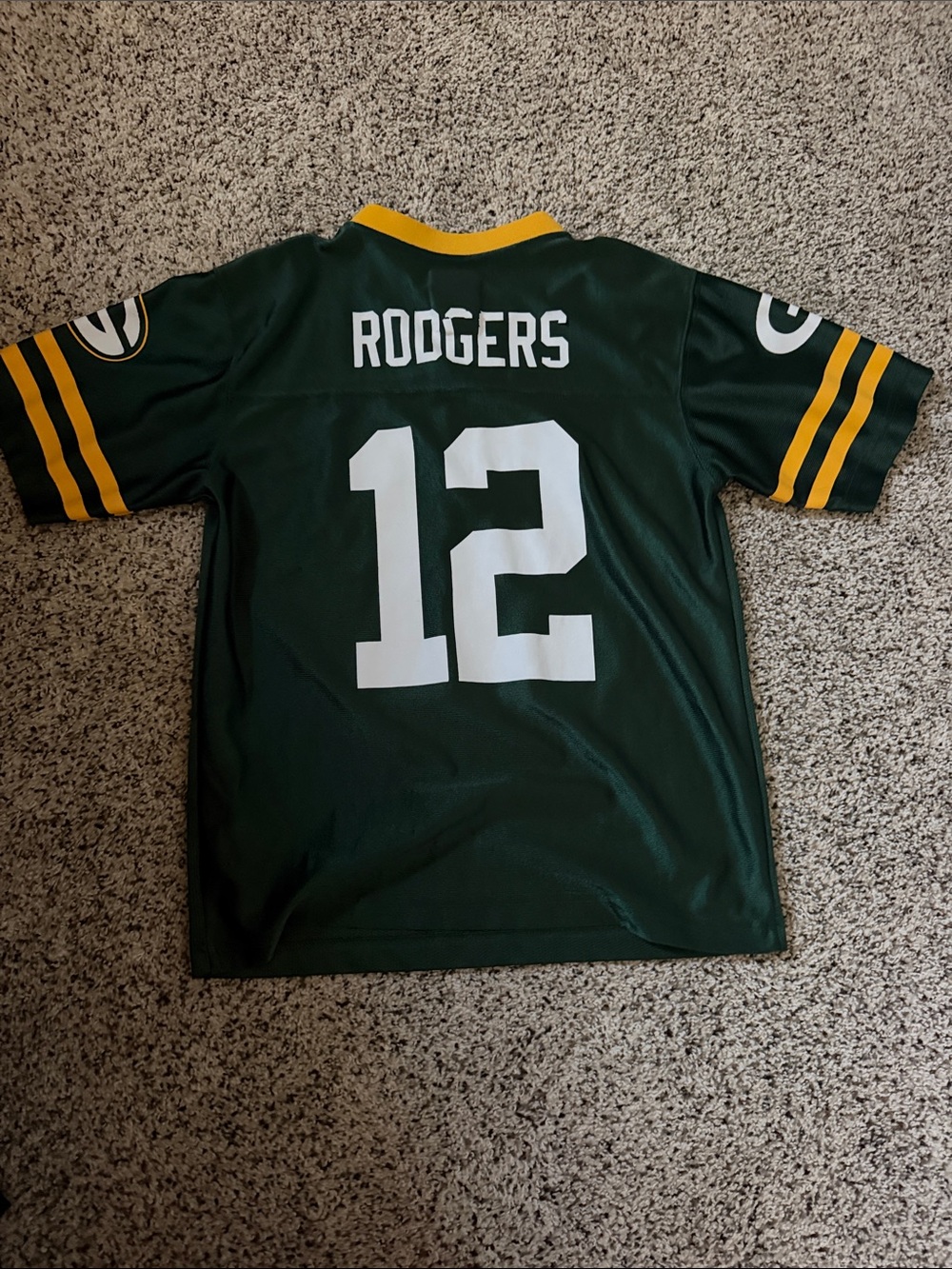 NFL Greenbay packers Rodgers #12 Kids Jersey